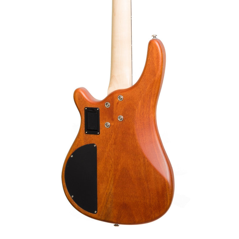 -J&D Luthiers 4-String T-Style Contemporary Active Electric Bass Guitar (Natural Satin)-Living Music