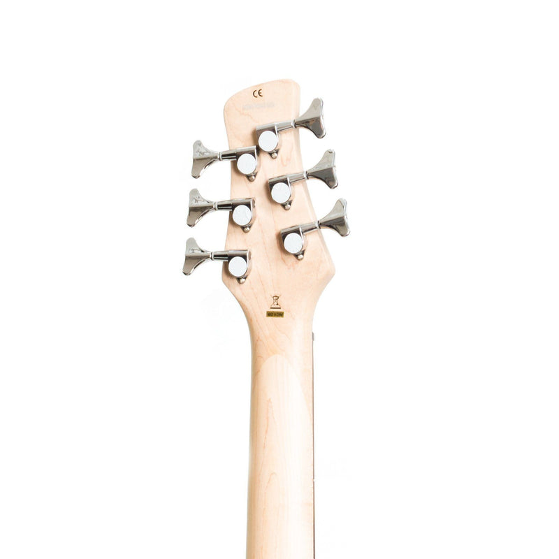 -J&D Luthiers 6-String T-Style Contemporary Active Bass Guitar (Natural Satin)-Living Music