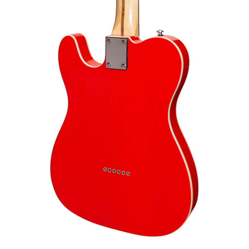 JD-TLAP-RED-J&D Luthiers Custom TE-Style Electric Guitar (Red)-Living Music