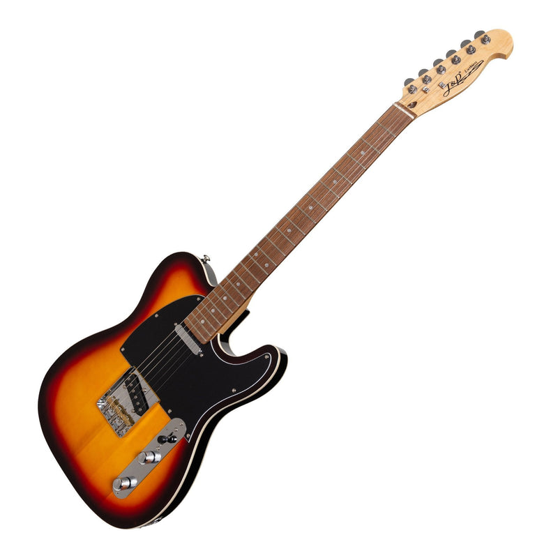 -J&D Luthiers Custom TE-Style Electric Guitar (Tobacco Sunburst)-Living Music