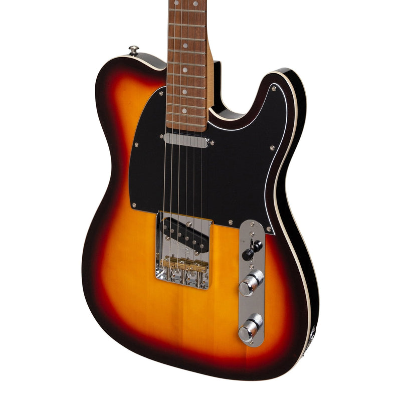-J&D Luthiers Custom TE-Style Electric Guitar (Tobacco Sunburst)-Living Music