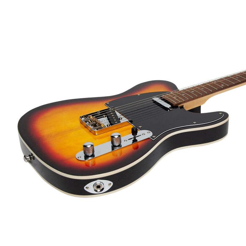 -J&D Luthiers Custom TE-Style Electric Guitar (Tobacco Sunburst)-Living Music