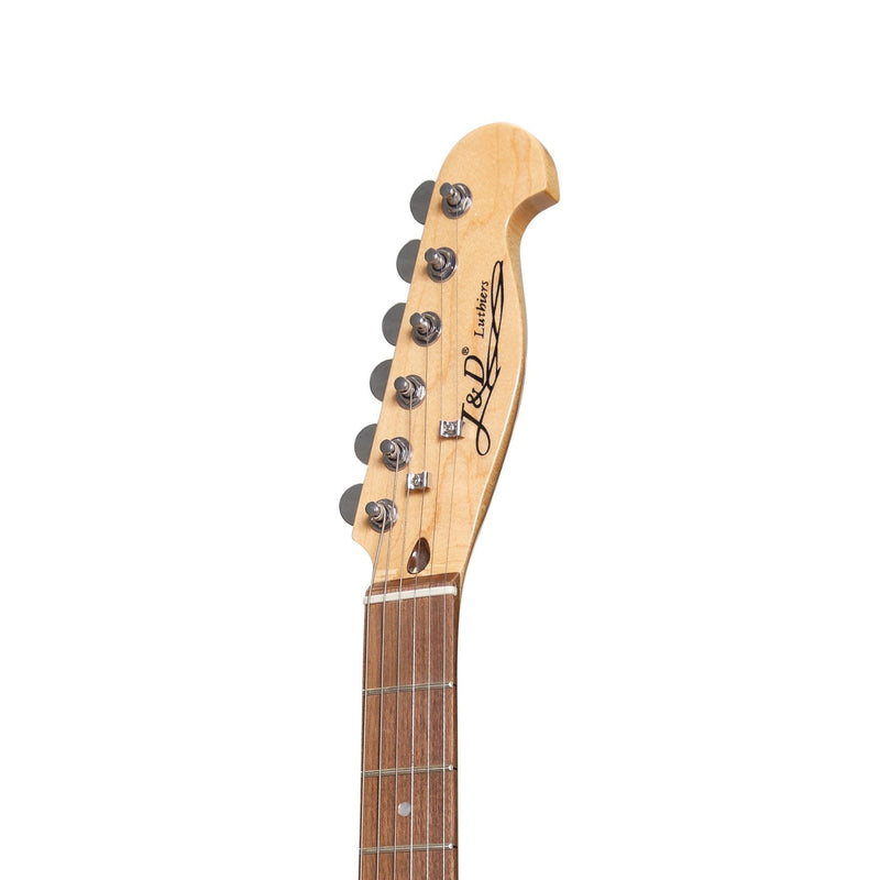 -J&D Luthiers Custom TE-Style Electric Guitar (Tobacco Sunburst)-Living Music