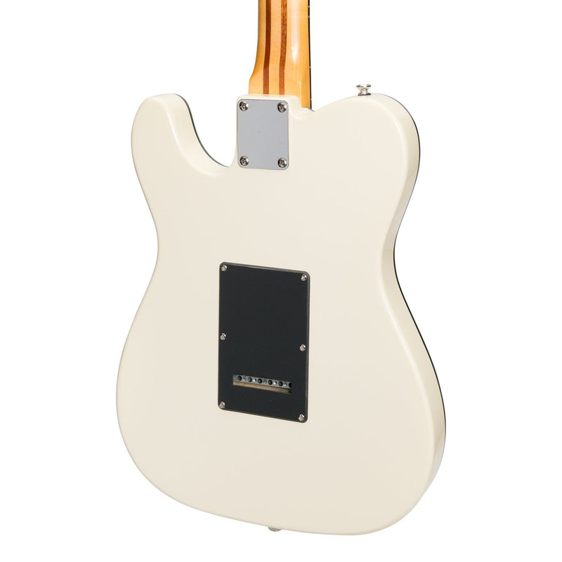 -J&D Luthiers Deluxe TE-Style Electric Guitar (Ivory)-Living Music
