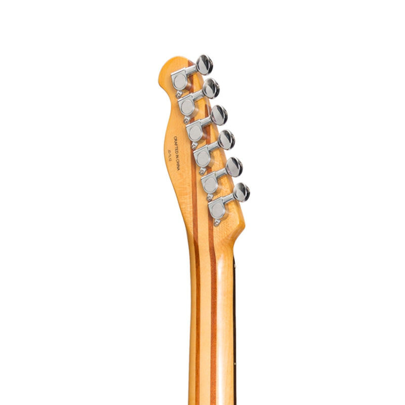 -J&D Luthiers Deluxe TE-Style Electric Guitar (Ivory)-Living Music