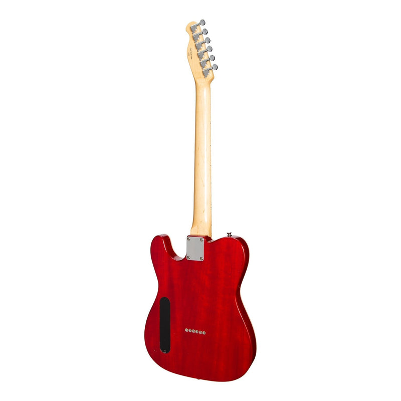JD-TL3F-CSB-J&D Luthiers Flame Maple Thinline TE-Style Electric Guitar (Cherry Sunburst)-Living Music