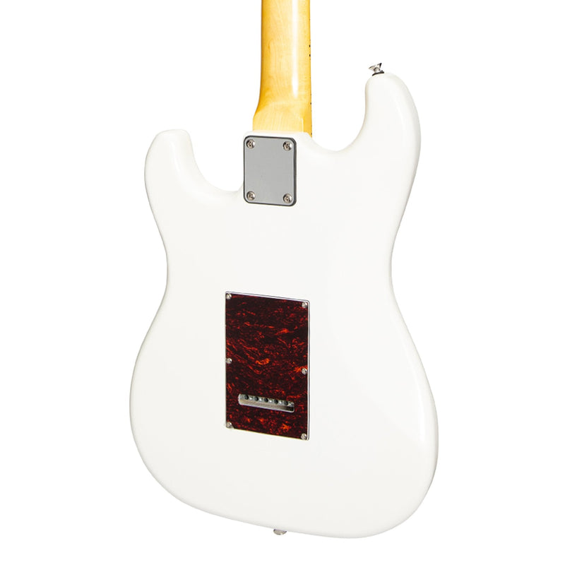 JD-ST21-WHT-J&D Luthiers 'HSS' ST-Style Electric Guitar (White)-Living Music