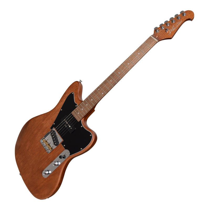 JD-JCM-NST-J&D Luthiers Hybrid JM-Style Electric Guitar (Natural Satin)-Living Music