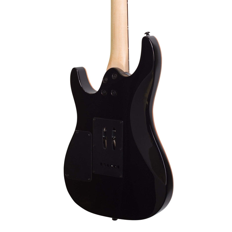 -J&D Luthiers IE9 Contemporary Electric Guitar (Transparent Black)-Living Music