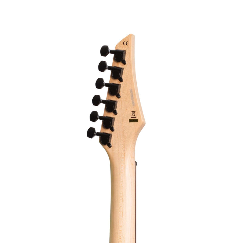 -J&D Luthiers IE9 Contemporary Left Handed Electric Guitar (Transparent Black)-Living Music