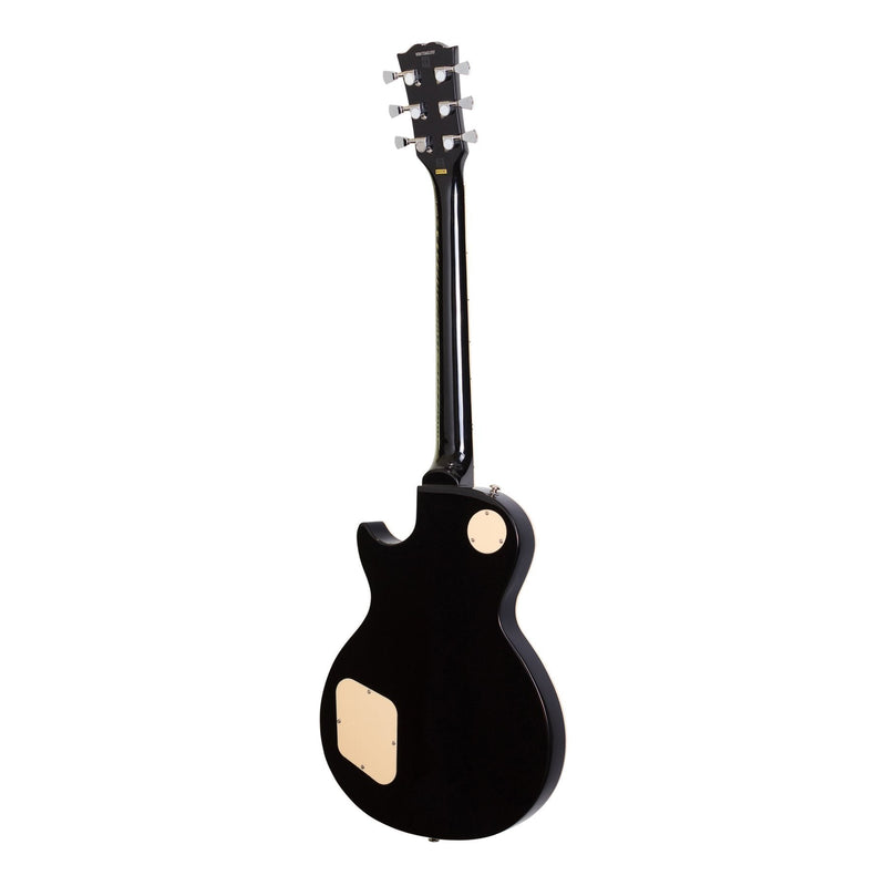 -J&D Luthiers LP-Style Electric Guitar (Black)-Living Music