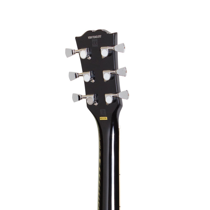 -J&D Luthiers LP-Style Electric Guitar (Black)-Living Music