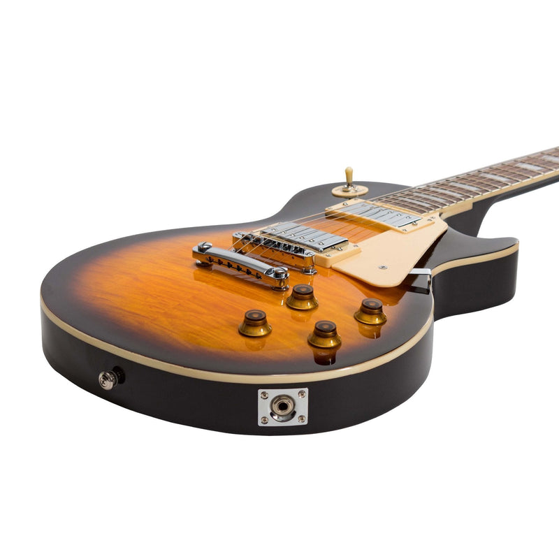 -J&D Luthiers LP-Style Electric Guitar (Vintage Sunburst)-Living Music