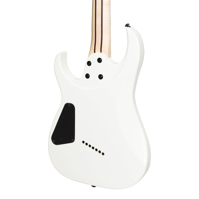 JD-MF7-WHT-J&D Luthiers MF7 7-String Contemporary Multi-Scale Electric Guitar (White)-Living Music