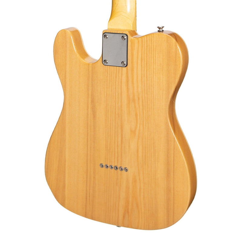 -J&D Luthiers Solid Ash Thinline TE-Style Electric Guitar (Natural Gloss)-Living Music