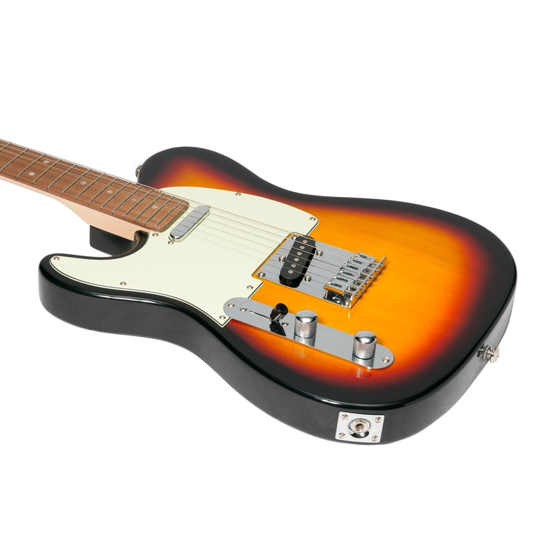JD-DTLL-TSB-J&D Luthiers TE-Style Left Handed Electric Guitar (Sunburst)-Living Music