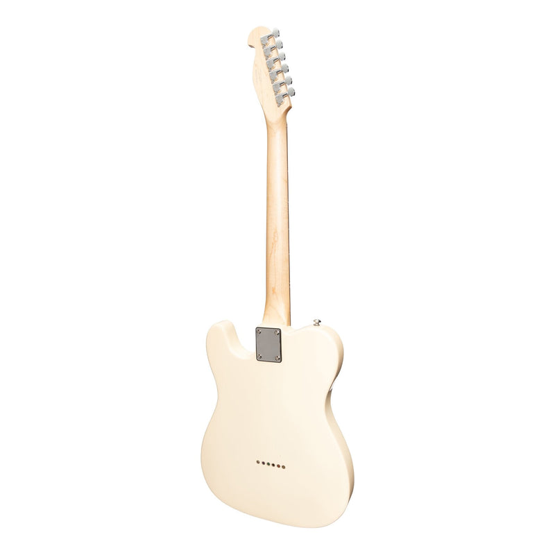 JD-DTLSH-VWH-J&D Luthiers Thinline TE-Style Electric Guitar (Vintage White)-Living Music