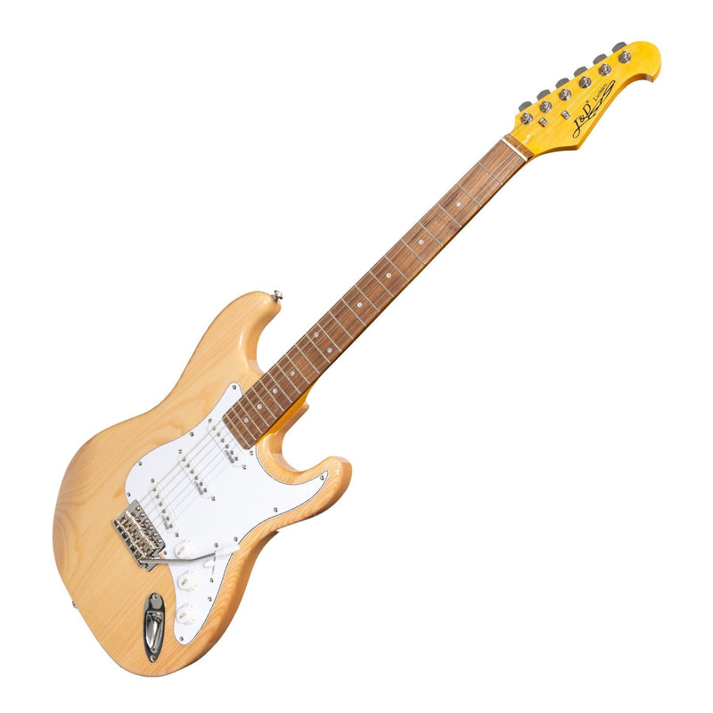 -J&D Luthiers Traditional ST-Style Electric Guitar (Natural Gloss)-Living Music