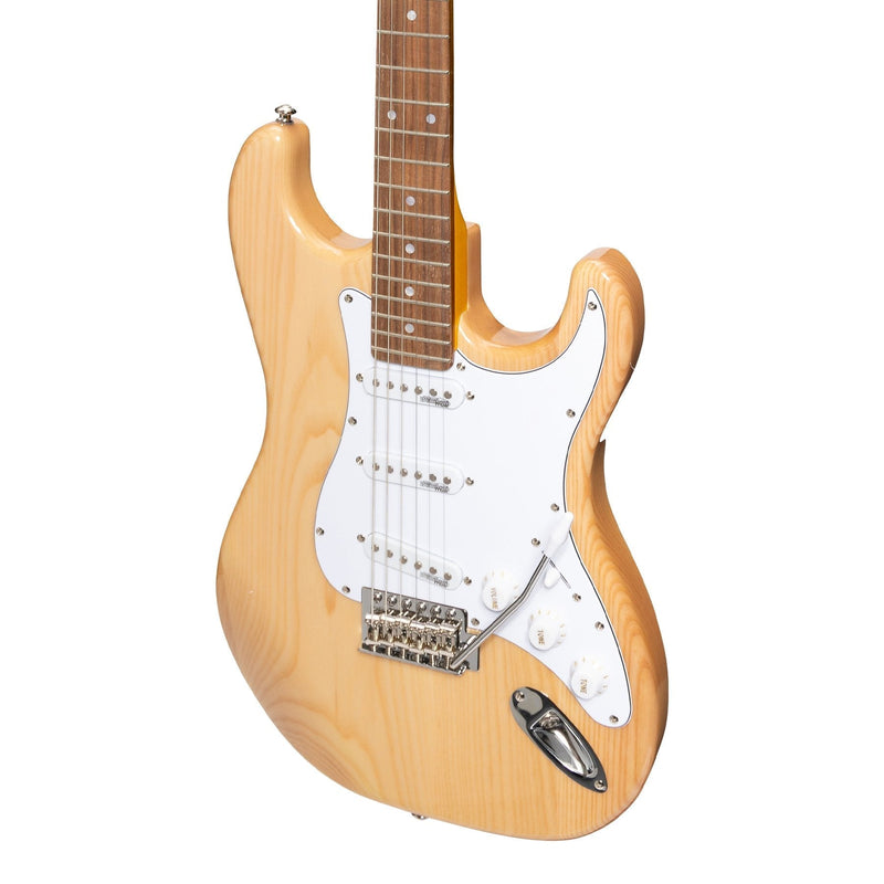 JD-DST-NL-J&D Luthiers Traditional ST-Style Electric Guitar (Natural Gloss)-Living Music