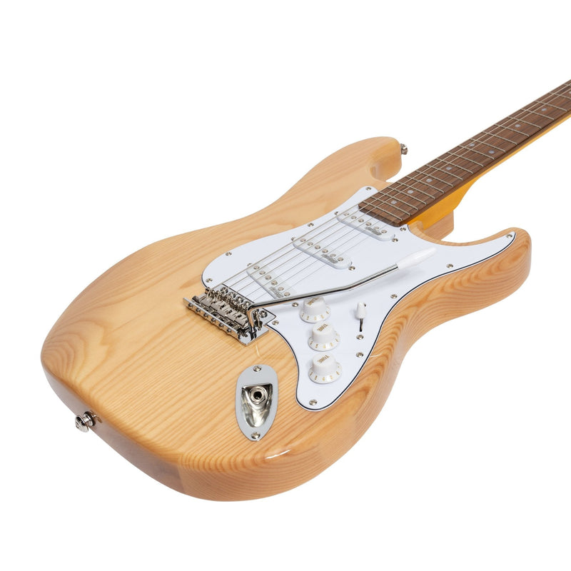 -J&D Luthiers Traditional ST-Style Electric Guitar (Natural Gloss)-Living Music
