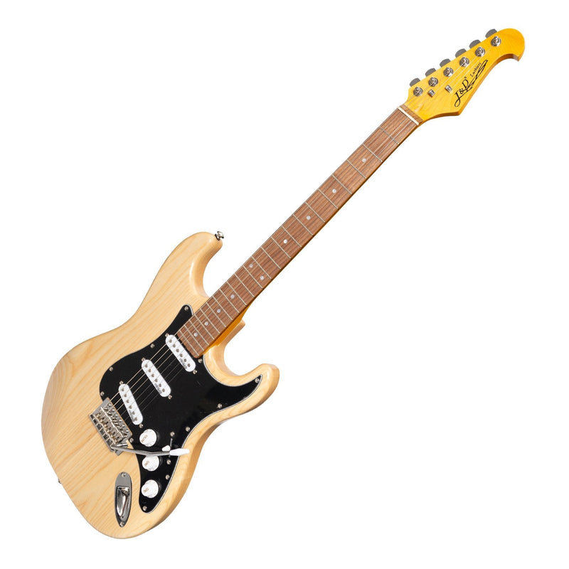 JD-DST-STN-J&D Luthiers Traditional ST-Style Electric Guitar (Natural Satin)-Living Music