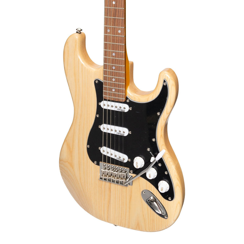 JD-DST-STN-J&D Luthiers Traditional ST-Style Electric Guitar (Natural Satin)-Living Music