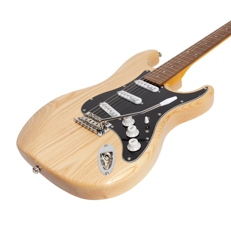 JD-DST-STN-J&D Luthiers Traditional ST-Style Electric Guitar (Natural Satin)-Living Music
