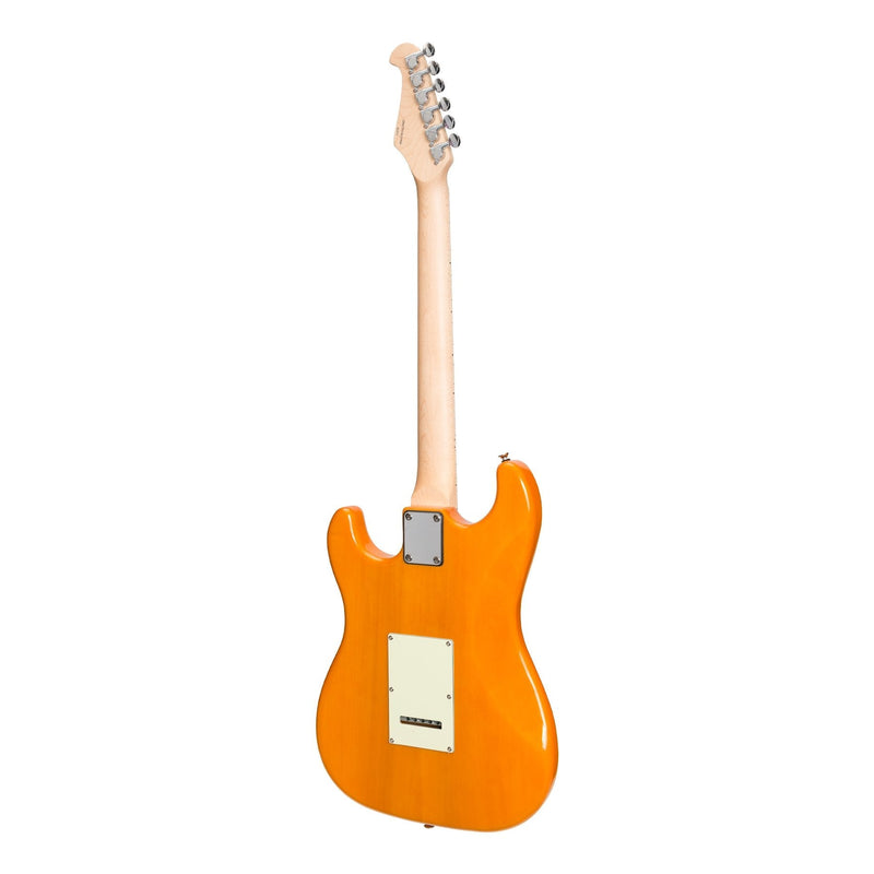 JD-ST11-TA-J&D Luthiers Traditional ST-Style Electric Guitar (Transparent Amber)-Living Music