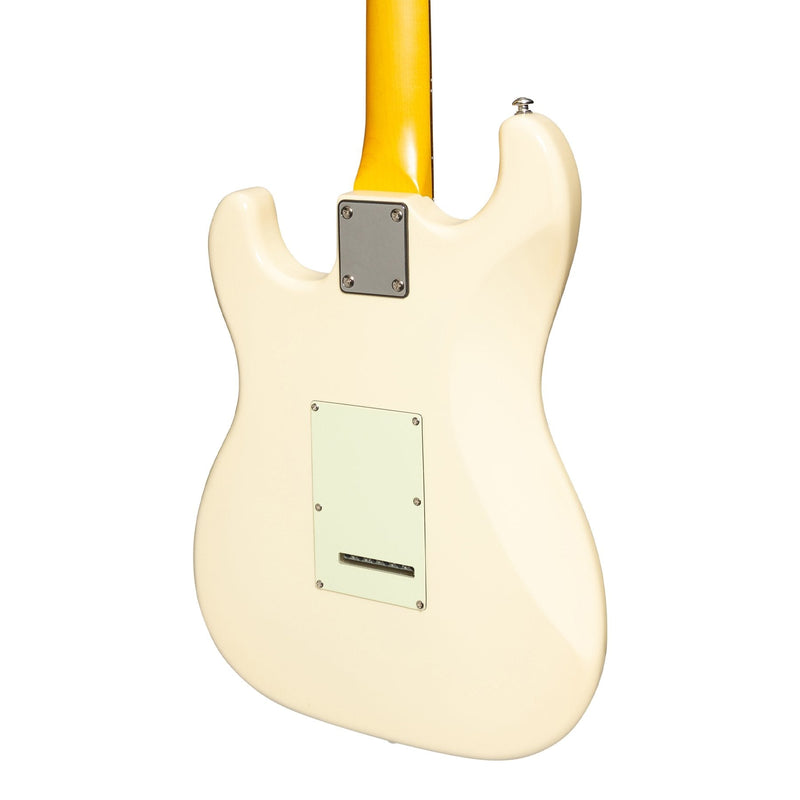 JD-DST-VWH-J&D Luthiers Traditional ST-Style Electric Guitar (Vintage White)-Living Music