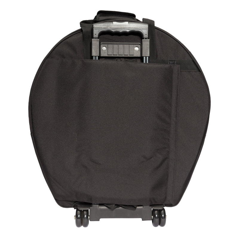 KZ-CBAG5-BLK-Kahzan Deluxe Cymbal Trolley Bag (Black)-Living Music