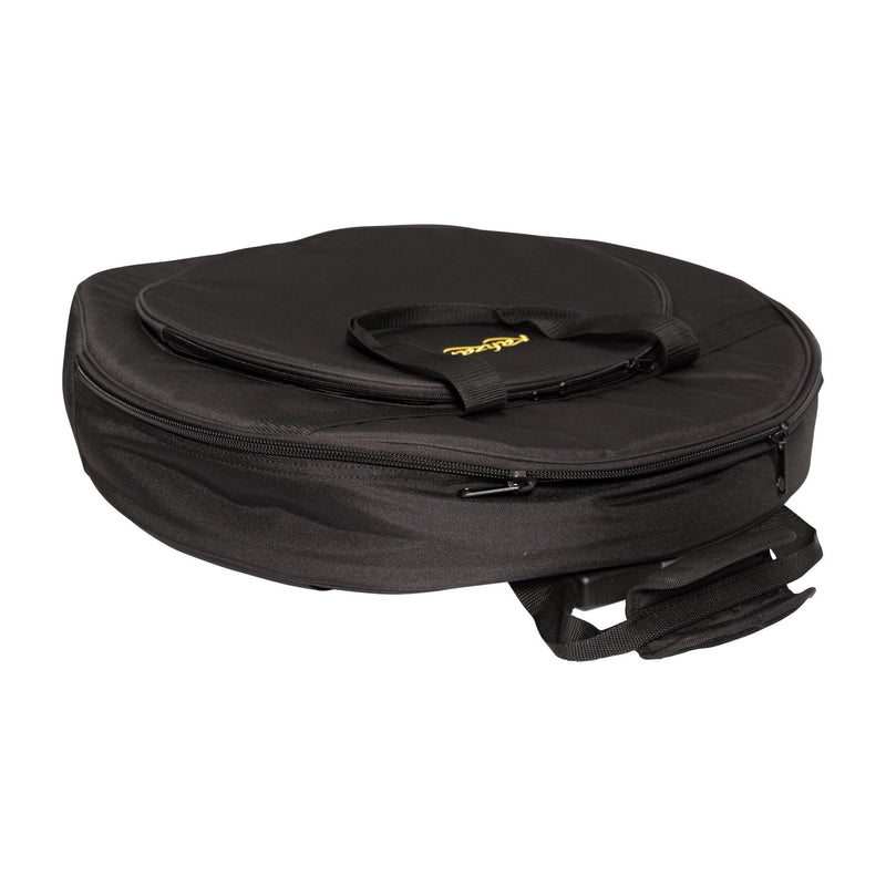 KZ-CBAG5-BLK-Kahzan Deluxe Cymbal Trolley Bag (Black)-Living Music