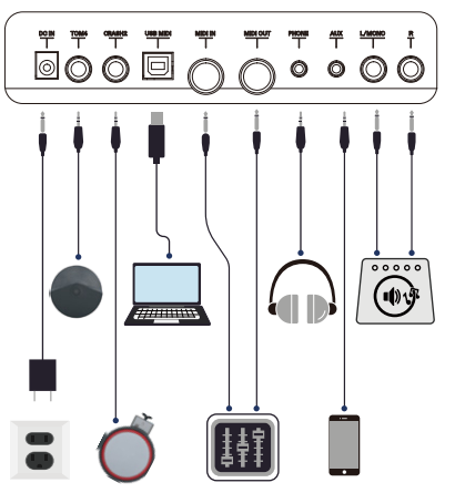 -Kahzan KTD-MK5L-PRO Electronic Drum Kit-Living Music