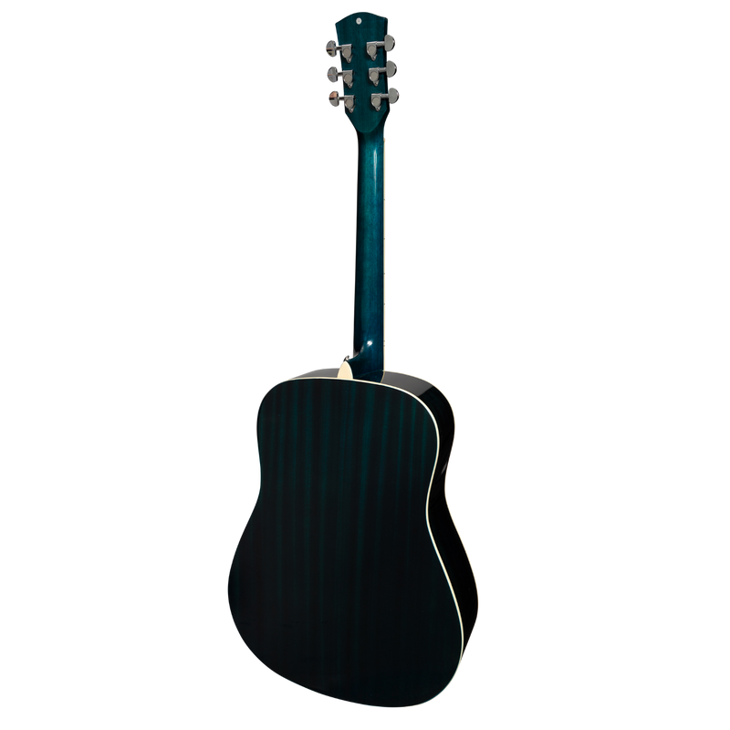 -Lorden Acoustic Dreadnought Guitar (Blueburst)-Living Music