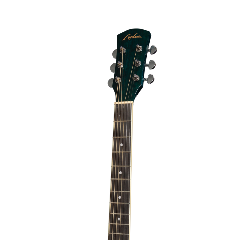 -Lorden Acoustic Dreadnought Guitar (Blueburst)-Living Music