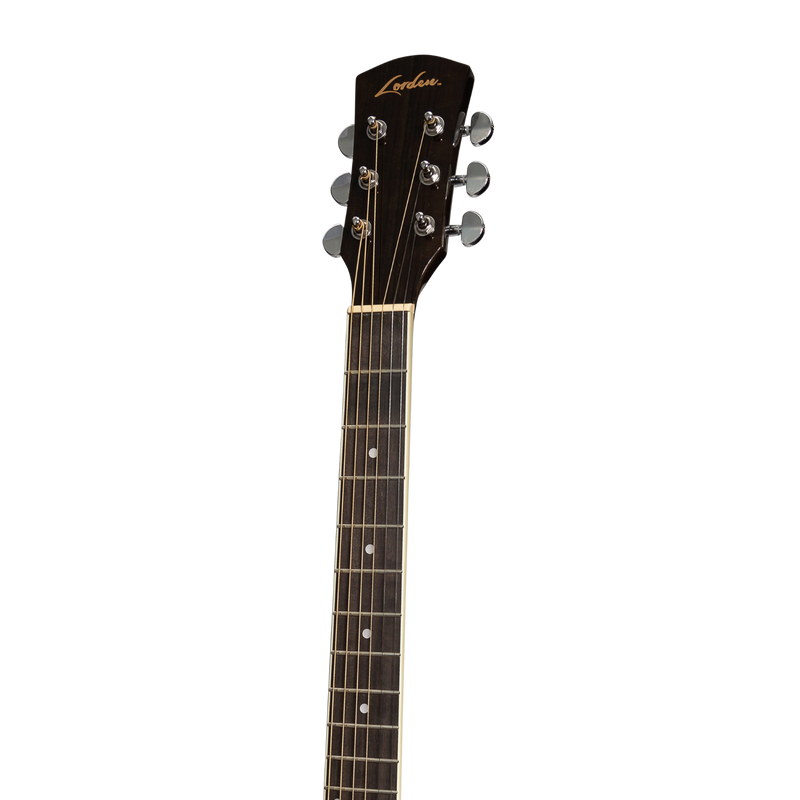 -Lorden Acoustic Dreadnought Guitar Pack (Black)-Living Music
