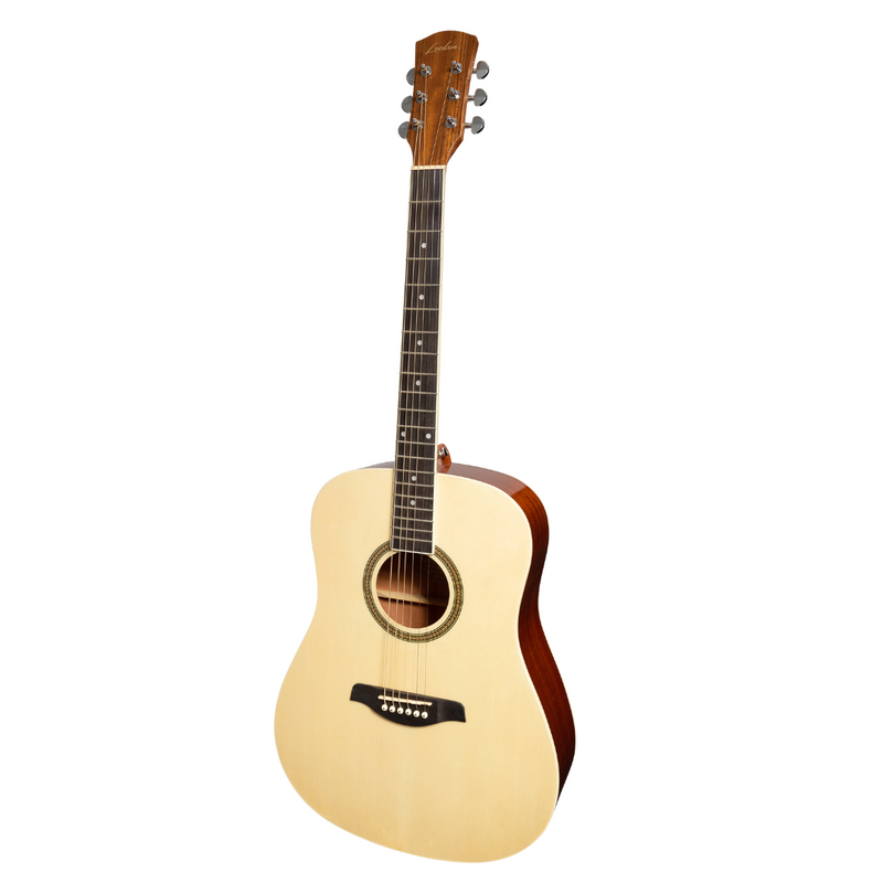 -Lorden Acoustic Dreadnought Guitar Pack (Natural Gloss)-Living Music