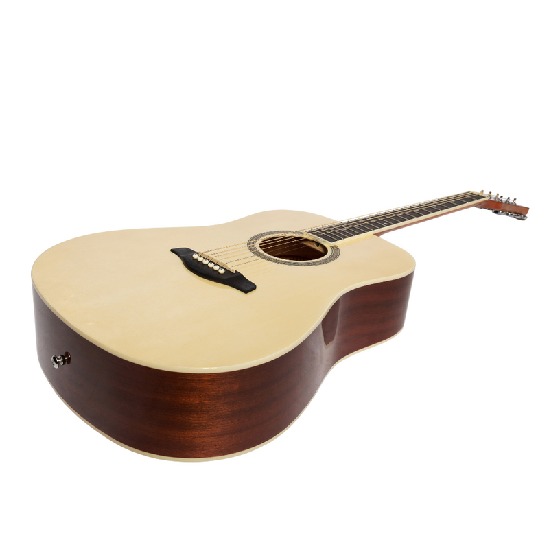 -Lorden Acoustic Dreadnought Guitar Pack (Natural Gloss)-Living Music