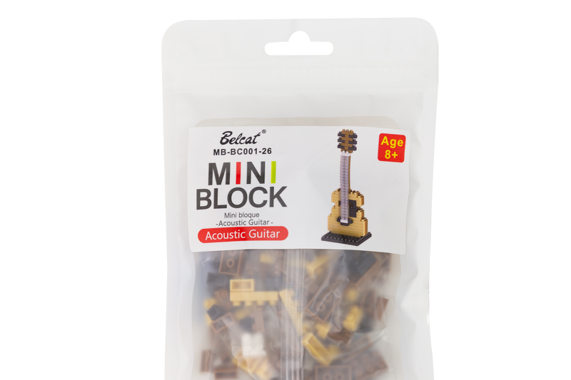-Belcat Mini Block Acoustic Guitar Building Set-Living Music