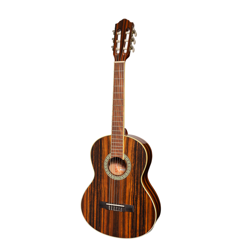 -Martinez '51 Series' 3/4 Size Electric Classical Guitar with Tuner Amara (Gloss)-Living Music