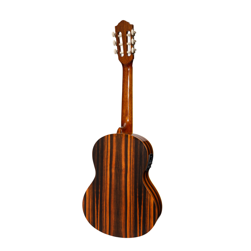 -Martinez '51 Series' 3/4 Size Electric Classical Guitar with Tuner Amara (Gloss)-Living Music