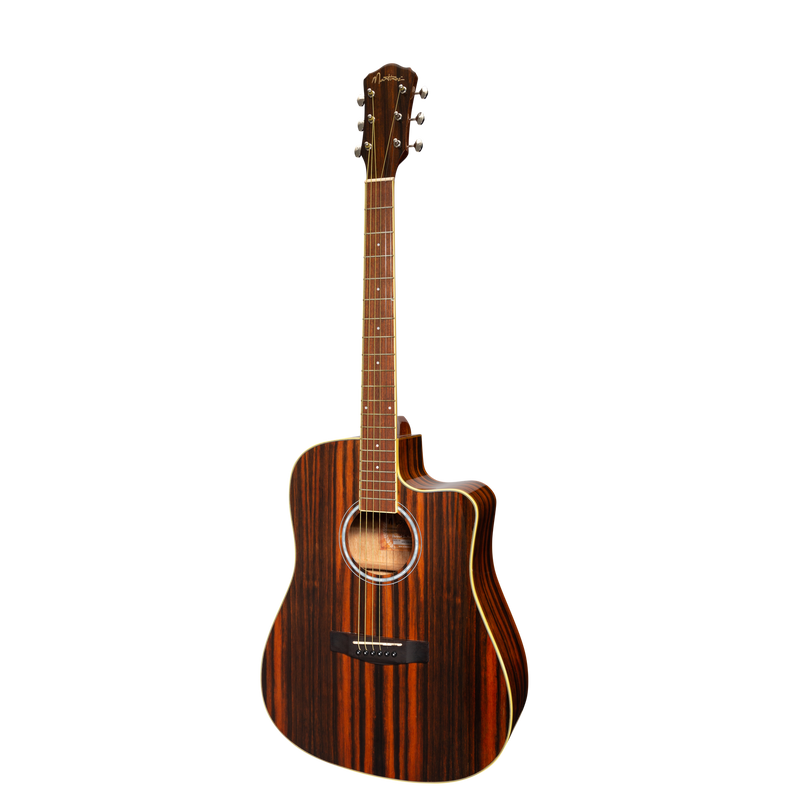 -Martinez '51 Series' Acoustic-Electric Dreadnought Cutaway Guitar Amara (Gloss)-Living Music
