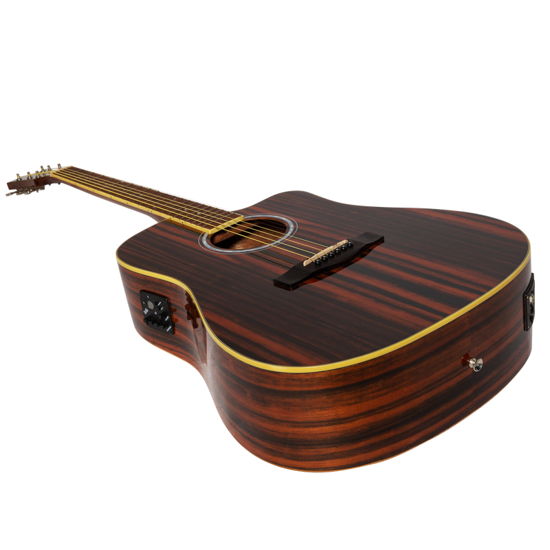 -Martinez '51 Series' Acoustic-Electric Dreadnought Cutaway Guitar Amara (Gloss)-Living Music