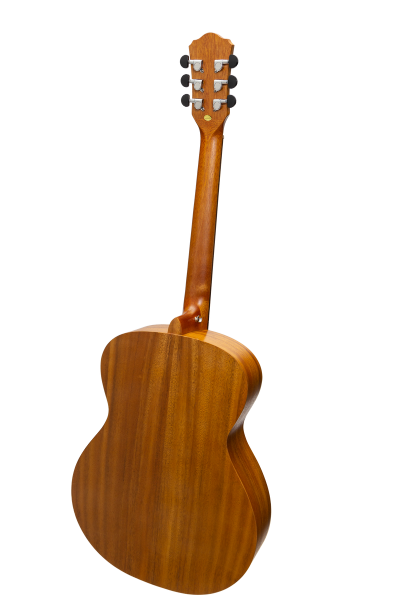 -Martinez Left Handed Acoustic Small Body Guitar (Spruce/Koa)-Living Music