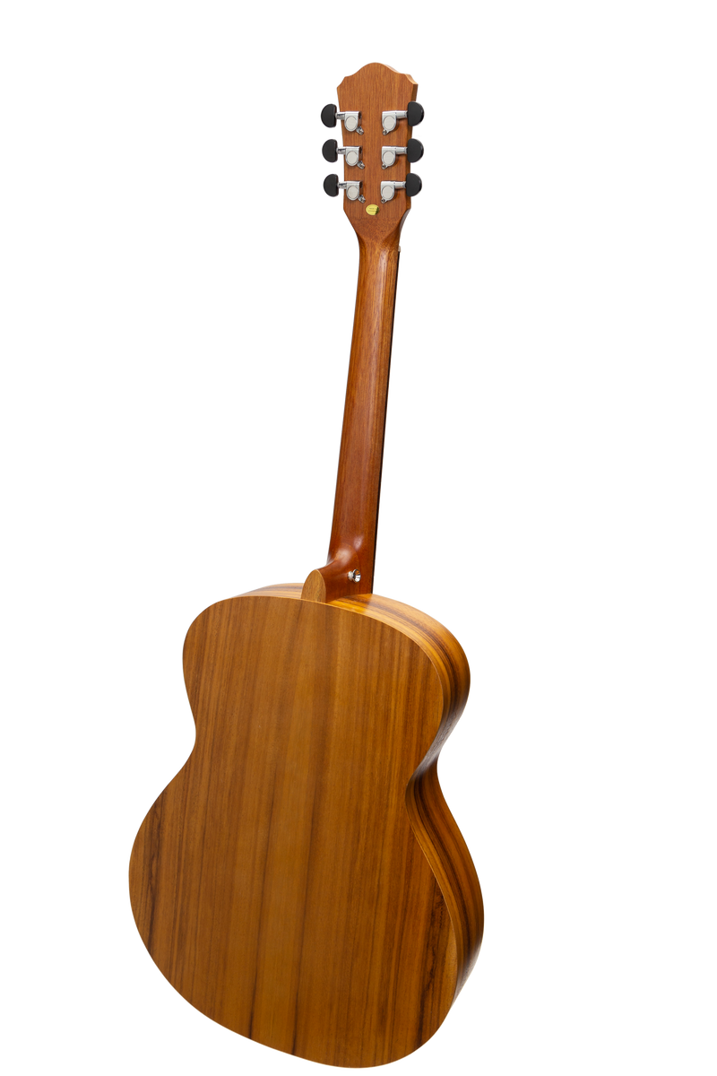 -Martinez Left Handed Acoustic-Electric Small Body Guitar (Spruce/Koa)-Living Music