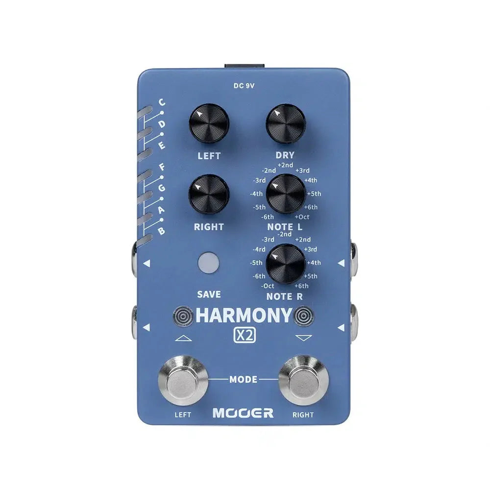 harmony pedal MOOER HARMONY X2 PEDAL – Living Music