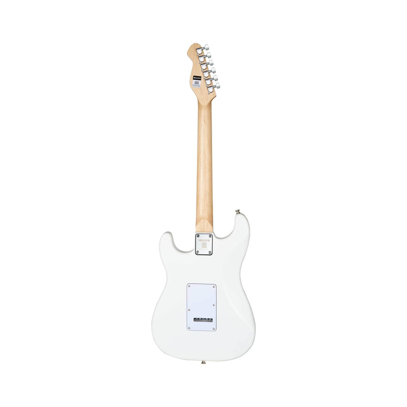 -MOOER MSC11 ST-STYLE ELECTRIC GUITAR (POLAR WHITE)-Living Music