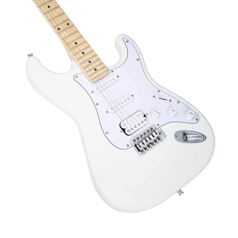 -MOOER MSC11 ST-STYLE ELECTRIC GUITAR (POLAR WHITE)-Living Music
