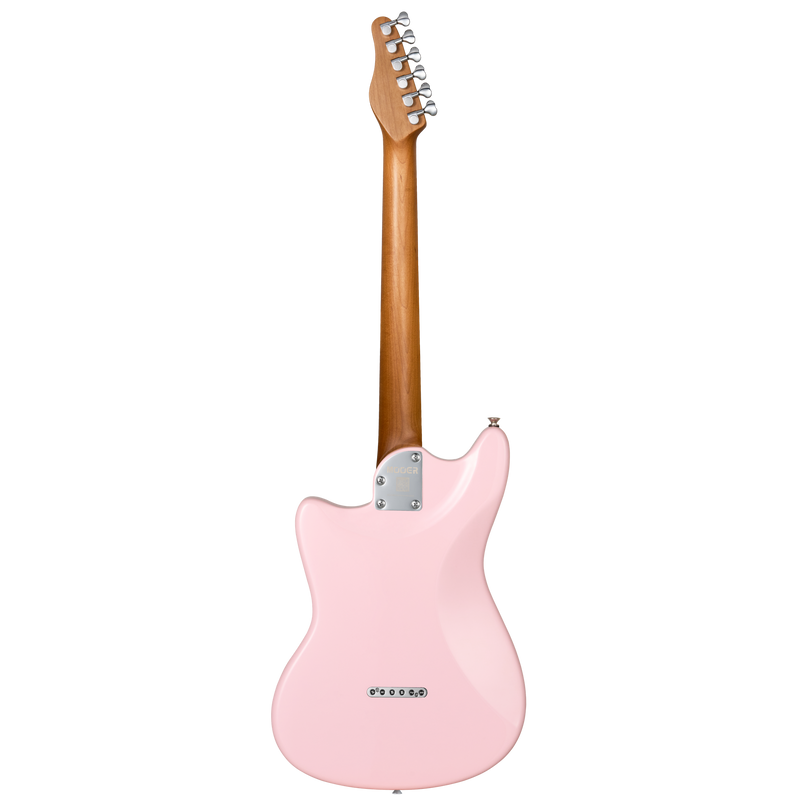 -MOOER MLT10 OFFSET LIGHT ELECTRIC GUITAR (CANDY PINK)-Living Music