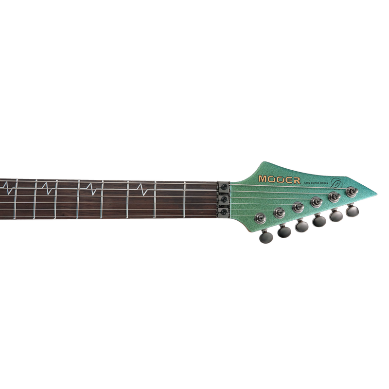 -MOOER MMT100 FLOYD ROSE ELECTRIC GUITAR (AURORA GREEN)-Living Music