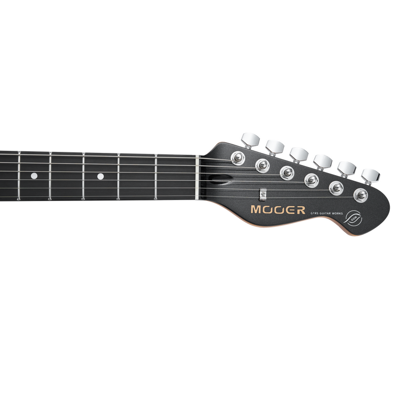 -MOOER MSC12 ELECTRIC GUITAR (IRON SILVER)-Living Music